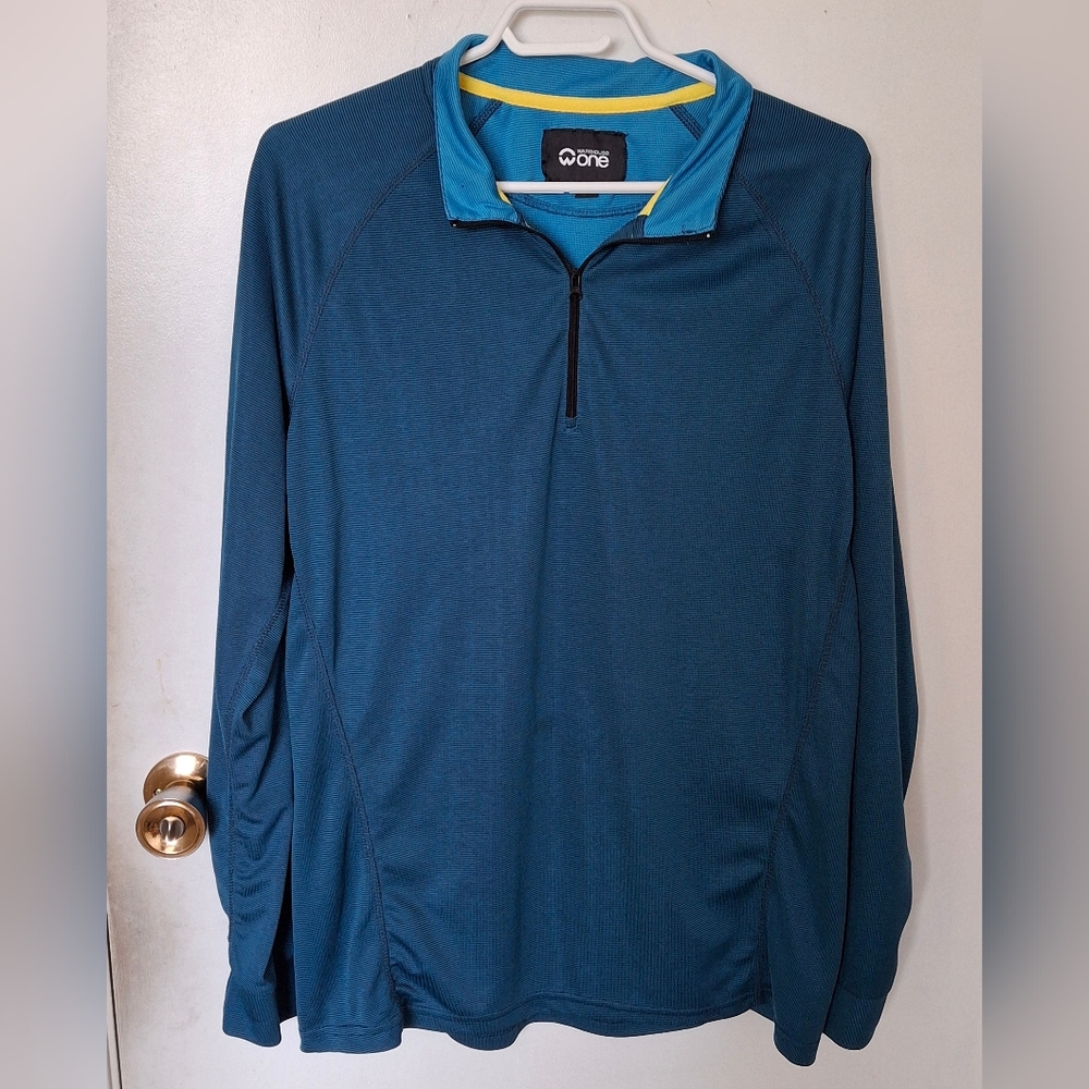 Warehouse One Brand Size Large Blue Long Sleeve Shirt